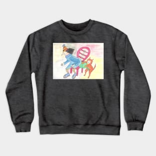 Whoopee Cushion Cat Crewneck Sweatshirt